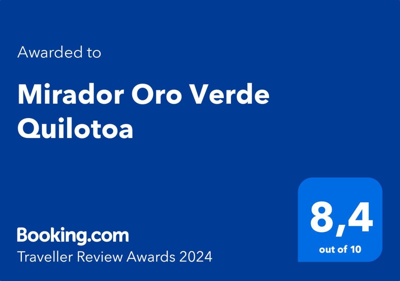 Mirador Oro Verde Quilotoa Zumbagua Luaran gambar