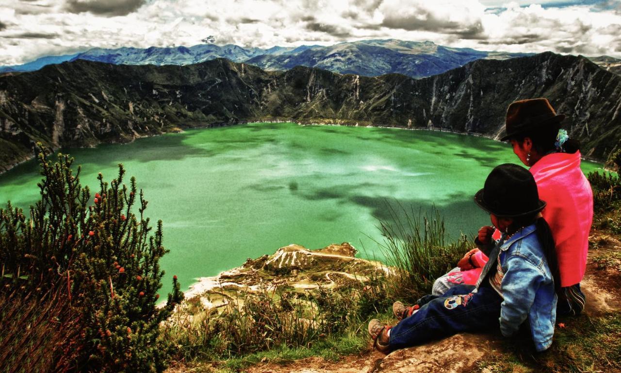 Mirador Oro Verde Quilotoa Zumbagua Luaran gambar